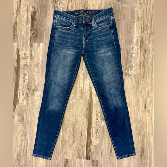 American Eagle - 360 next level stretch, mid rise jeggings - size 4 short - Picture 1 of 5